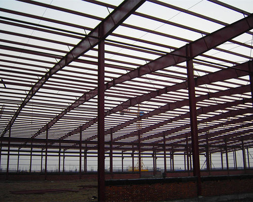 Długa rozpiętość Nowoczesna konstrukcja stalowa, Sandwich Panel Industrial Steel Buildings