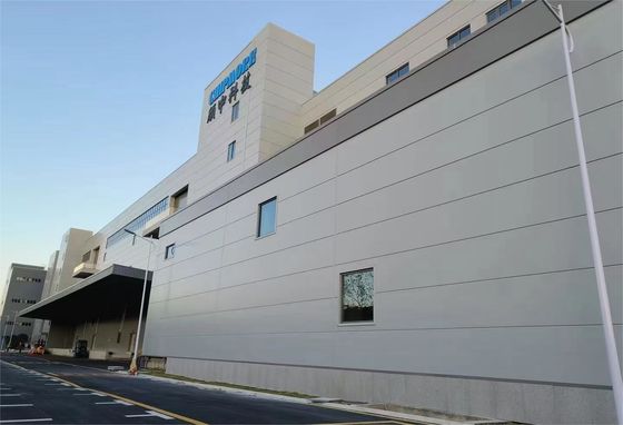 Malowany portal sztywna ramka prefabrykowana konstrukcja stalowa magazyn dla wydajności i stabilności