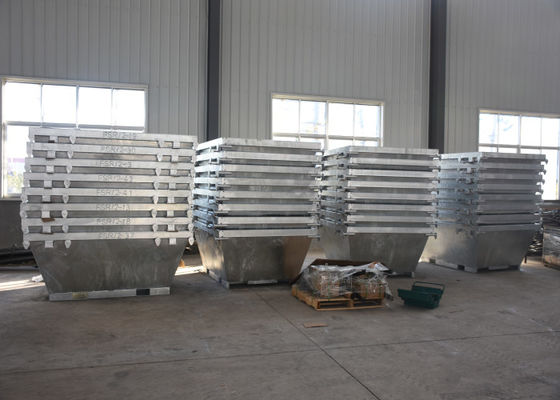 Australijskie ciężkie ładowanie wyrobów stalowych Usługi galwanizowane do pojemników na odpady