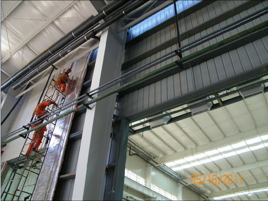 Malowanie alkidowe okien PCV Q345 Budynki stalowej ramy 110 mm Dia.