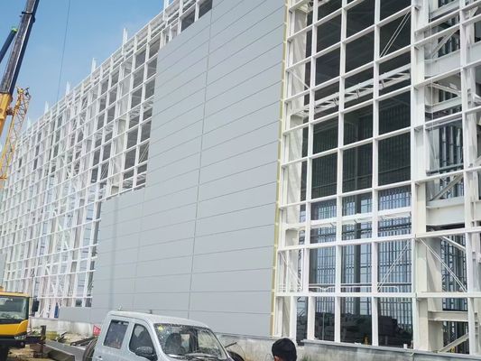 Łatwe konstrukcje stalowe prefabrykowane rozwiązanie budowy magazynu z dostosowanymi wymiarami