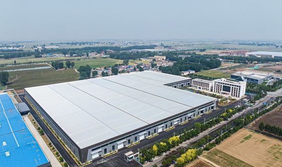 Rysunek modelu 3D Trwały stalowy magazyn Przemysłowe wytrzymałe rozwiązania do przechowywania