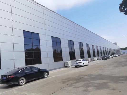 Silna stabilna prefabrykowana konstrukcja stalowa Budowla warsztatowa do ciężkich prac
